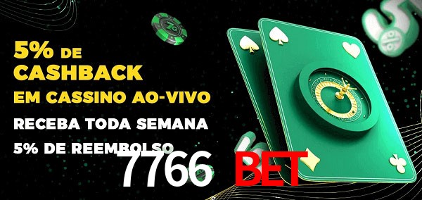 Promoções do cassino ao Vivo 7766 bet